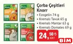 KNORR ÇORBA ÇEŞİTLERİ